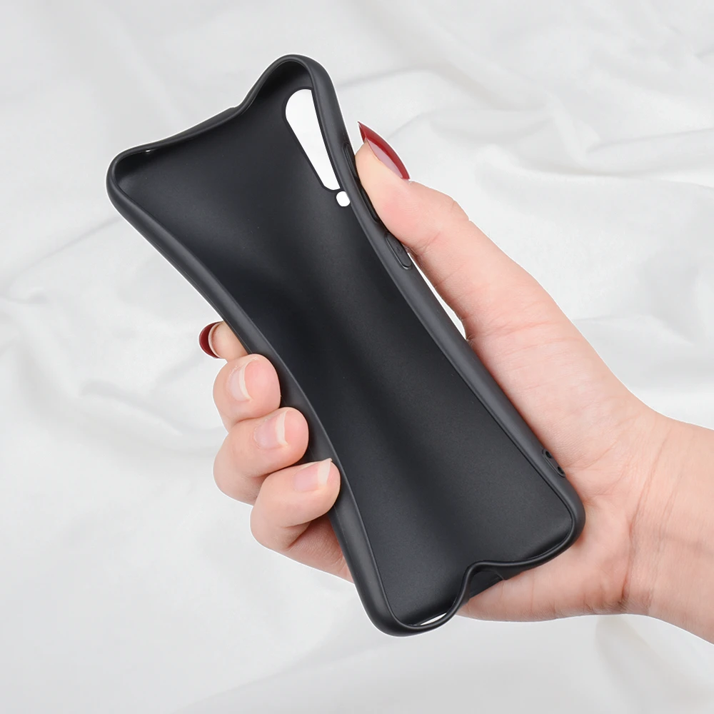 Черный матовый телефон случае для Xiaomi mi 9 8 6 SE Lite A1 A2 6X 5X x 3 2 S/Max Pocophone F1 Red Pro задняя