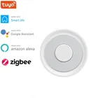 Умный шлюз AUBESS ZigBee 3.0 втулка для провода работает с умным приложением Tuya, голосовое управление через Alexa Google Home Alice