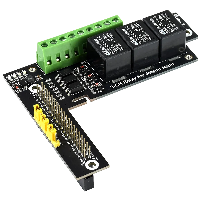 

3 Channels Relay Control Expansion Board for Jetson Nano 3-CH RELAY Optocoupler Isolation for NVIDIA JETSON NANO B01/2GB