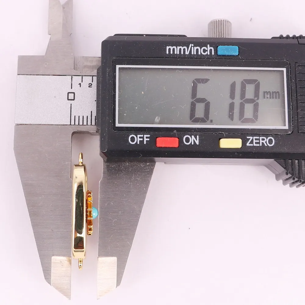 Высококачественный соединитель для ожерелья из драгоценных камней 16*27 мм