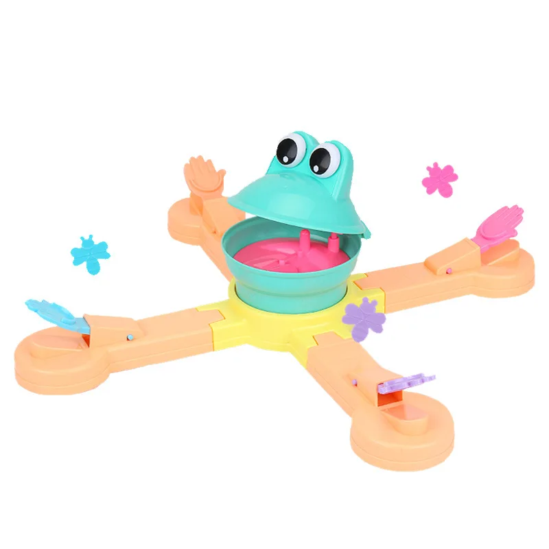 

Frog Bean Toy Parent-Child Interactive Game Power-Driven Rotation Crazy Greedy Frog Puzzle Children's Fun