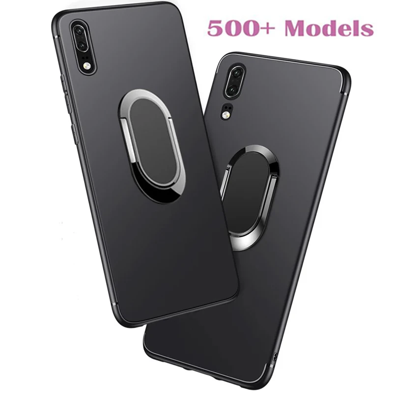 Мягкий чехол для Motorola Moto E4 C E6 E6S Plus Z4 E5 Play G Pro Fast P50 чехлы с кольцом-держателем
