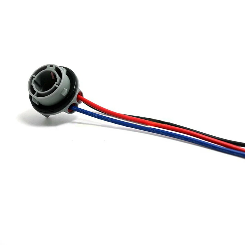 

2Pcs 1157 Bulb Socket BAY15D Lamp Holder P21/5W Adapter Base Connector For Brake light Plastic Car Accessories