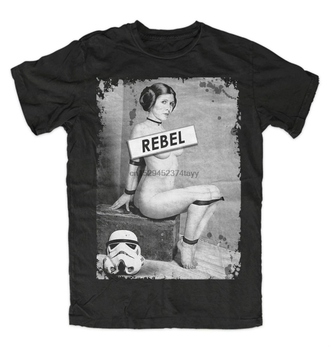 Leia Rebel черная футболка Мужская модная Топы одежда |