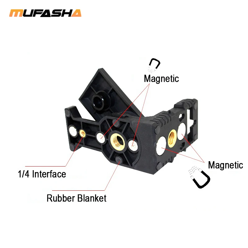 MUFASHA Магнитный кронштейн для лазерного уровня вращающийся на 360 градусов|Детали и