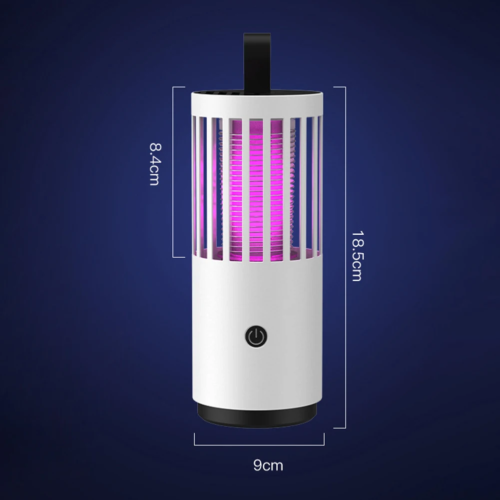 

USB Photocatalytic Electric Fly Bug Insect Zapper Trap LED Night Light Mute Silent Pest Control Mosquito Repellent Killer Lamp