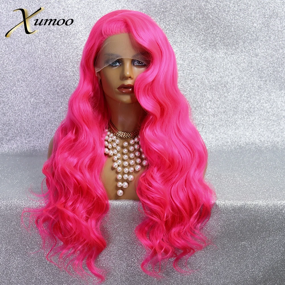 Парик XUMOO с волнистой поверхностью термостойкий вечерний Синтетический на сетке