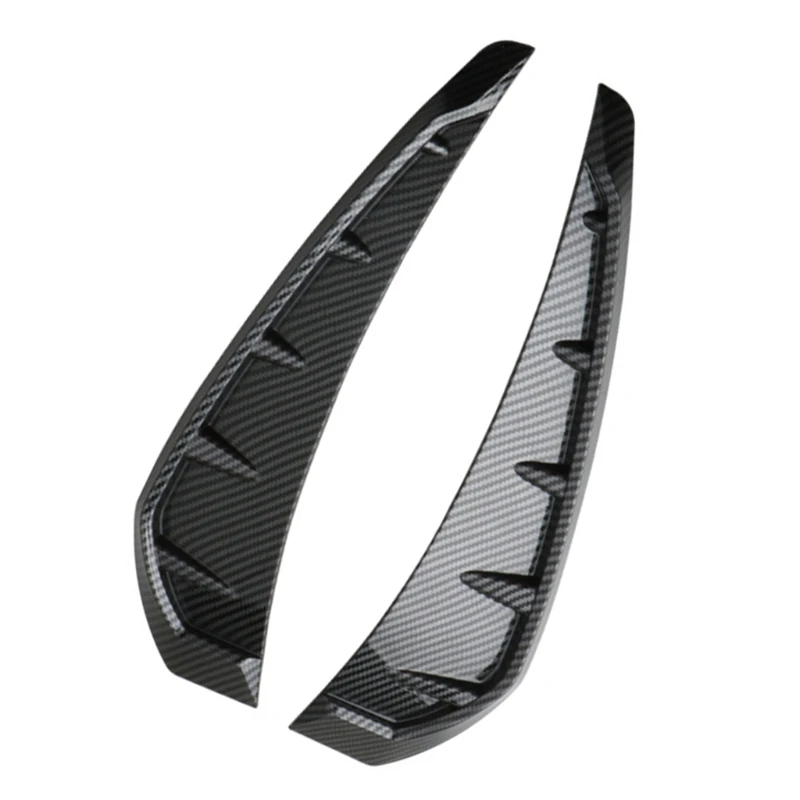 

50LC 2pcs Side Body Marker-Blade Air Wing Vent Cover Trims ABS Plastic Exterior Accessories Car Door Decorative stickers