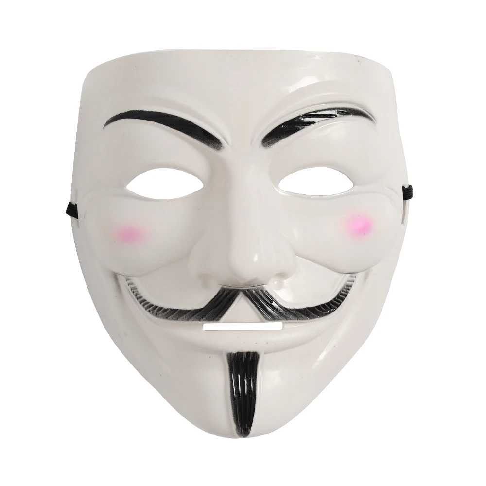 Вечерние маскарадные маски V для Vendetta неизвестных парней Фокс хакер карнавальный