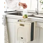 Мусорная корзина, складная мусорная корзина, Настенная мусорная корзина для ванной комнаты, туалета, ведро для хранения отходов, складные мусорные корзины, кухонная корзина для дома