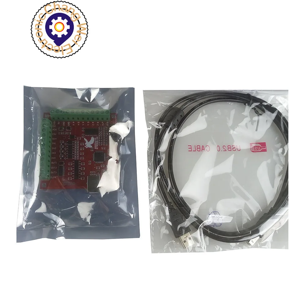 CNC красный коммутационная Плата USB MACH3 100 кГц 4 оси Интерфейс драйвер контроллер