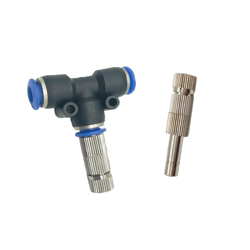 

5pcs 5-15bar Mist Cooling Slip Lock Nozzle With Filter 6mm Low pressure Micro-nozzles Connectors Garden Irrigation Sprayers