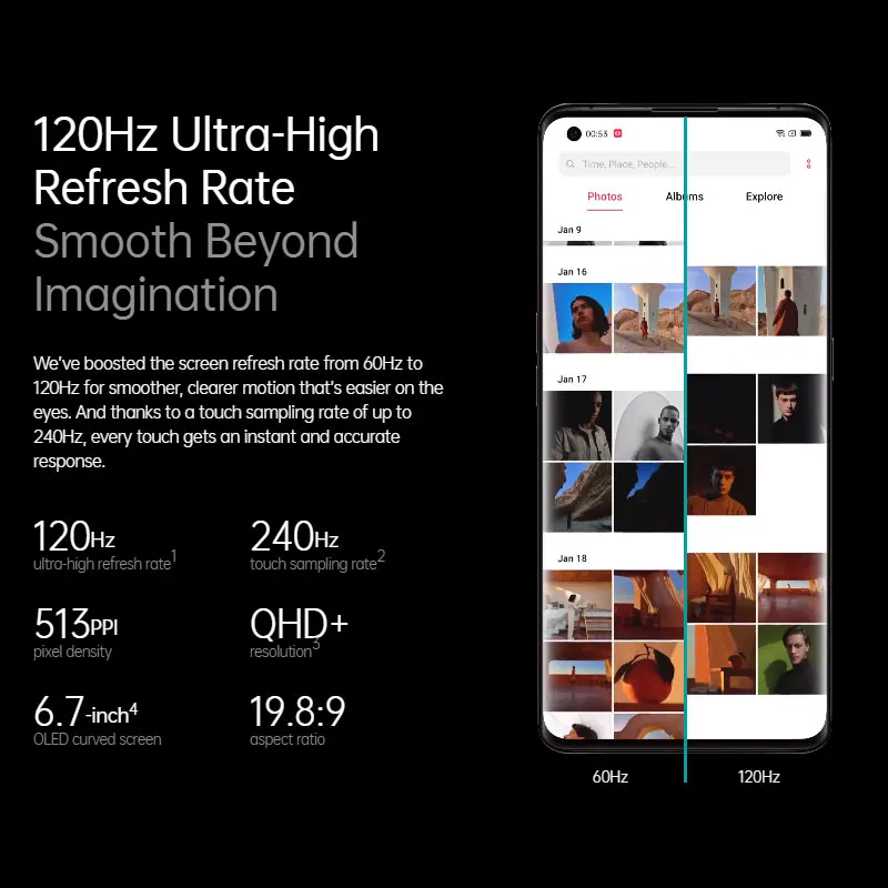 oppo find x2 5g 8gb ram 256gb rom mobile phone 6 7 inch 120hz oled snapdragon 865 octa core 65w supervooc google play wi fi 6 free global shipping