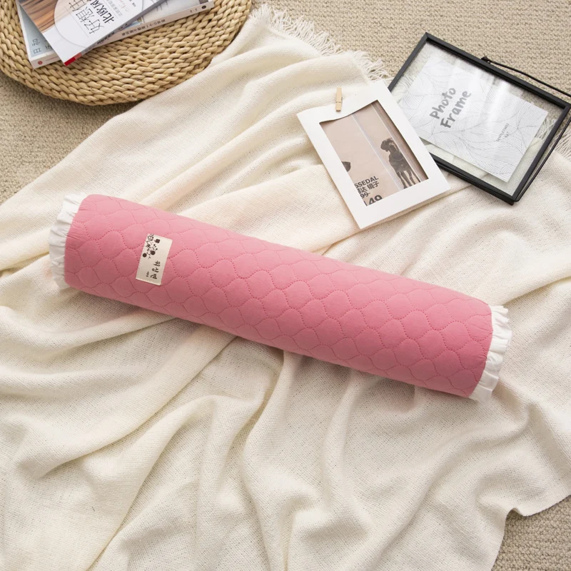 Длинная Подушка ярких цветов внутренняя гречишная шелуха хлопковая круглая