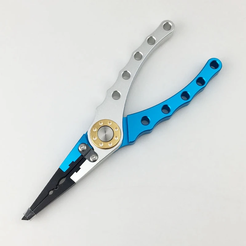 

1Pc 20CM Fishing Pliers Fishing Tools Line Cutter Multifunctional Knot Aluminum Alloy Scissors Hook Remover Fishing Equipment