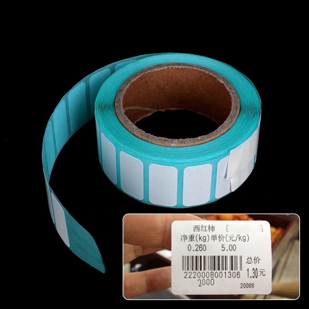 1000 шт./рулон клейкая термоклейкая этикетка бумажная наклейка цена для