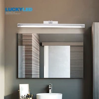 luckyled vintage led bathroom light retro wall lamp 8w 12w ac 220v 110v silver shell waterproof sconce wall lights fixtures