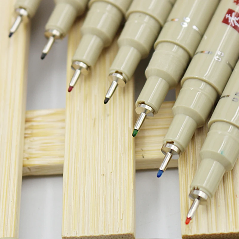 12 цветов 0 5 эскиза микро тонкая линия ручка для рисования мультфильмов|for drawing|sketch