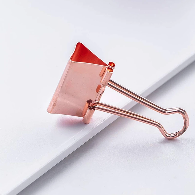 

171 Rose Gold Desk Accessories,Pushpins,Binders,Paper Clips,Standard Size Office Supplies Sets and Storage Boxes