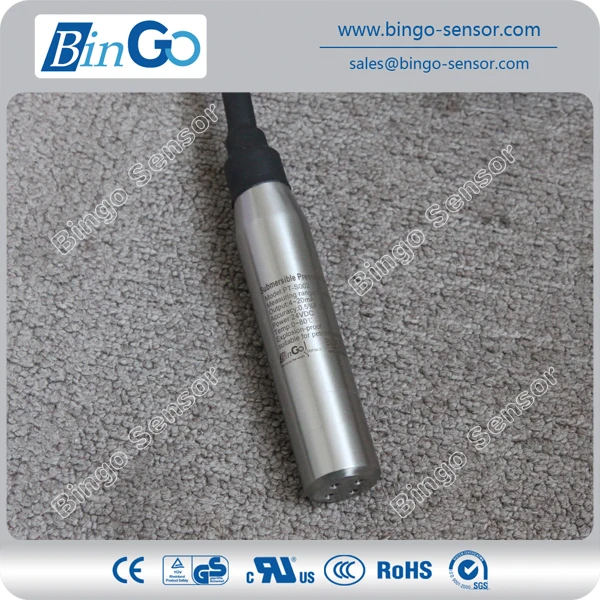 Погружной датчик давления уровня жидкости с антикоррозийным кабелем PTFE|Датчики