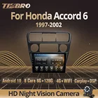 Автомагнитола Tiebro 2DIN Android 1997 для Honda Accord 6 2002-2Din Android плеер стерео приемник автомобильный мультимедийный плеер Carplay