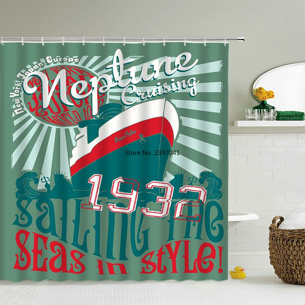 

Cartoon Shower Curtain Children Boy lovely Bathroom Curtain Waterproof Polyester Fabric Home Decoration With Hooks Bath Screen