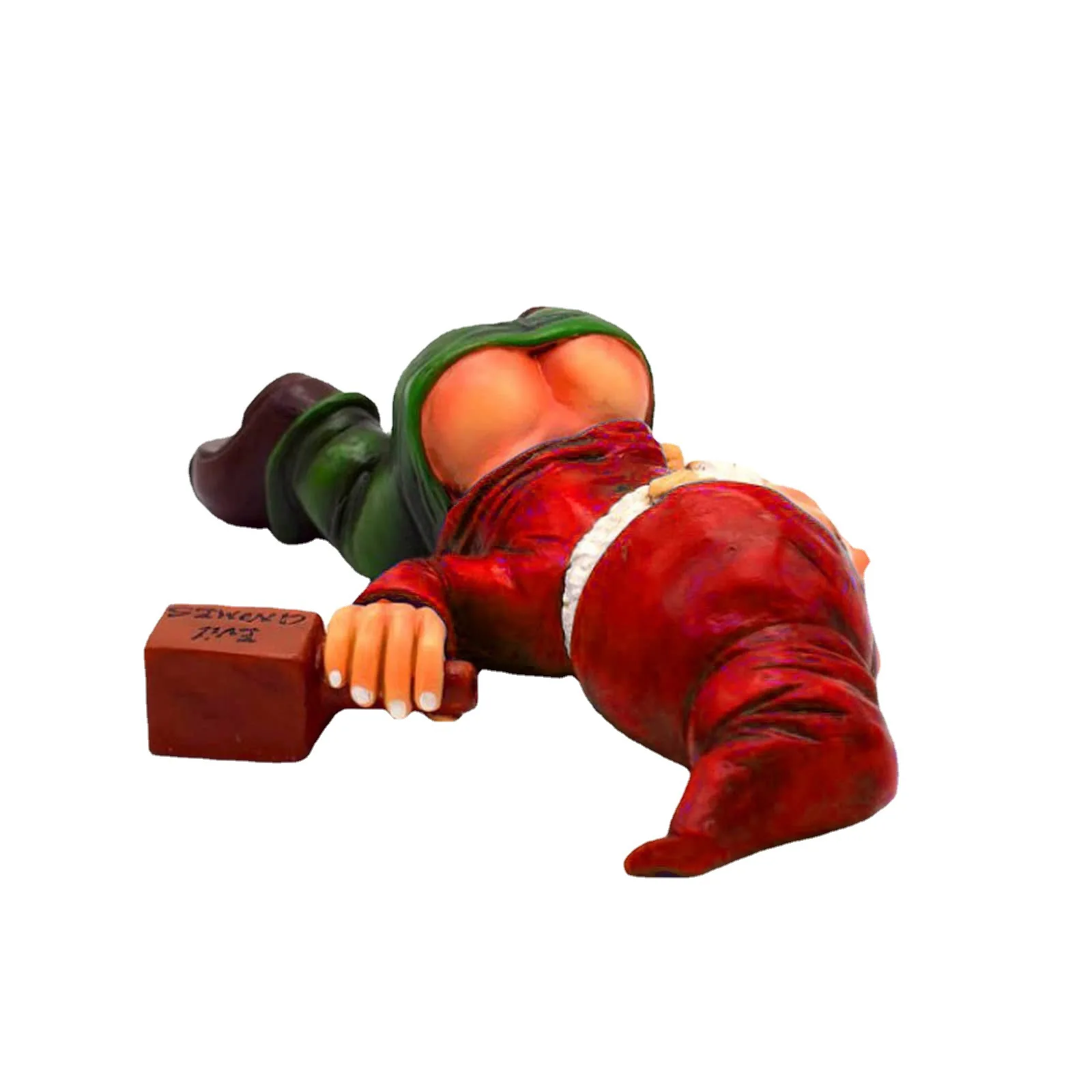 Оригинальная статуэтка гнома в виде пенистого сине-красная карликовая Статуэтка