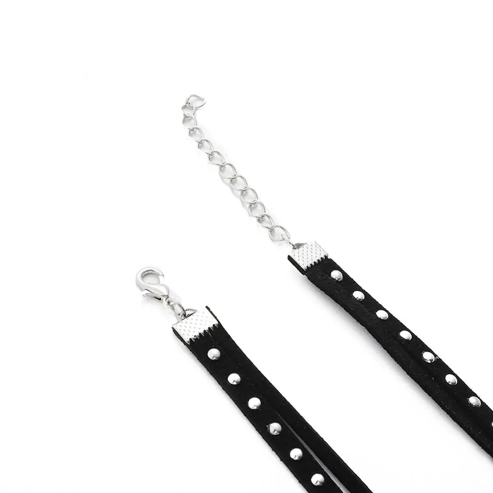 Текстурированные концевые колпачки Обжимные бусины кожаные коннекторы