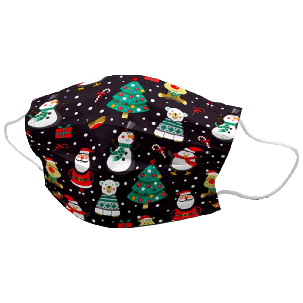 Маска детская одноразовая трехслойная из нетканого материала дышащая |