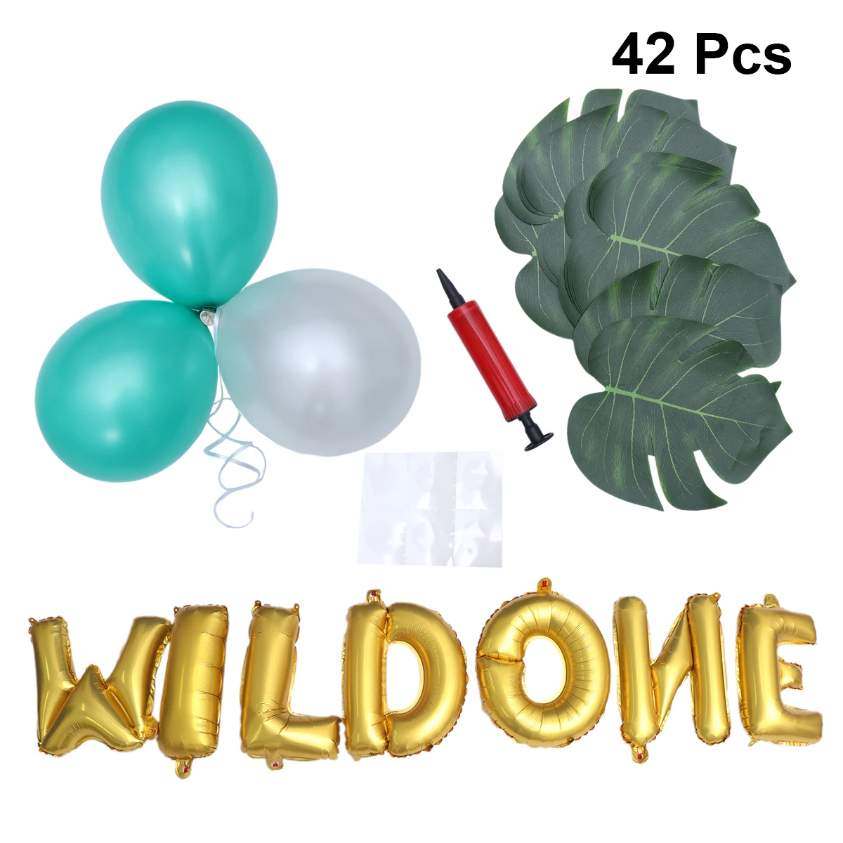 42 шт. вечерние латексные воздушные шары из алюминиевой фольги имитация листьев