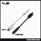 Адаптер для наушников с разъемом USB Type-C на штекер 3,5 мм, AUX адаптер Type-C 3,5, аудиокабель-конвертер для Huawei Mate10 P20 Xiaomi 6