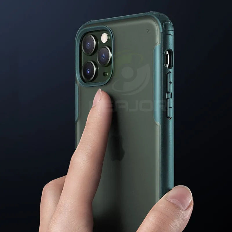 Чехол для телефона Iphone 11 Pro Max чехол из мягкого силикона + жесткого поликарбоната