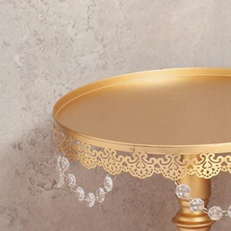 20 см зеркало золотистого цвета свадебные десерт лоток подставка для свадебного