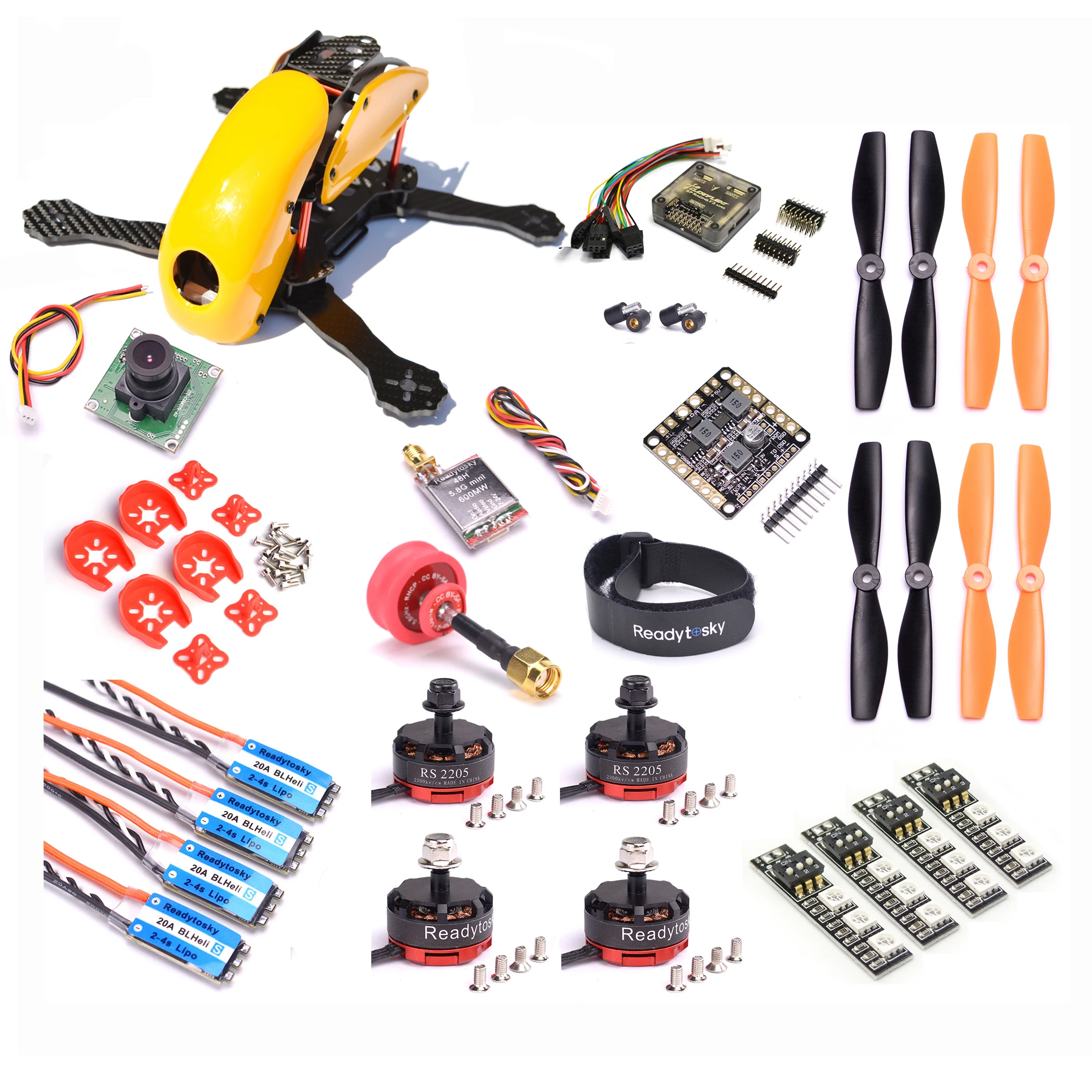 Robocat из углеродного волокна 270 мм рама F3 ACRO/Deluxe Контроллер полета RS2205 2300KV мотор Mini