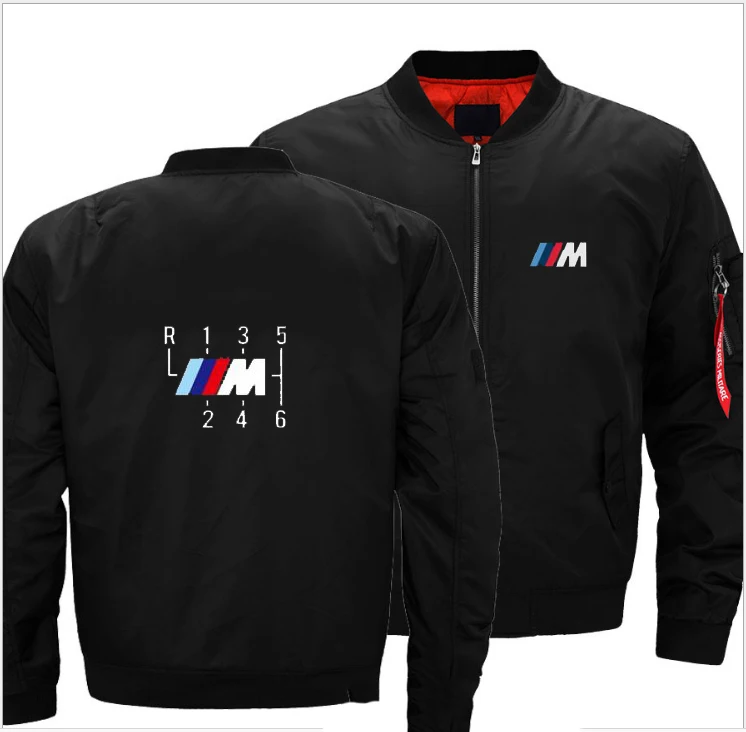 Новинка мужская куртка бомбер армейская военная пилота для BMW M с логотипом