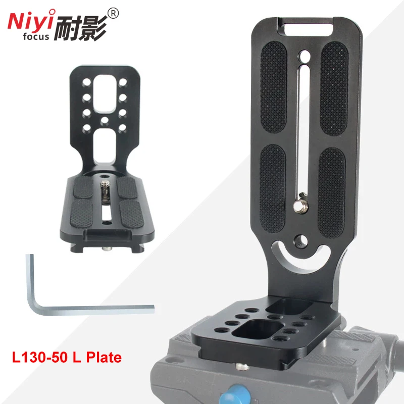 

L130-50 Camera Support L Quick Release Plate Quick Shot Universal Tripod Plate Area Mount For Manfrotto Arca Swiss Clamp Cameras