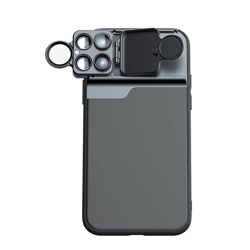 

Phone Case 3 in 1 Phone Lens Filter for iPhone 12/12mini/12 Pro/12 Pro Max Phone frame Comprehensive Protection Accessory