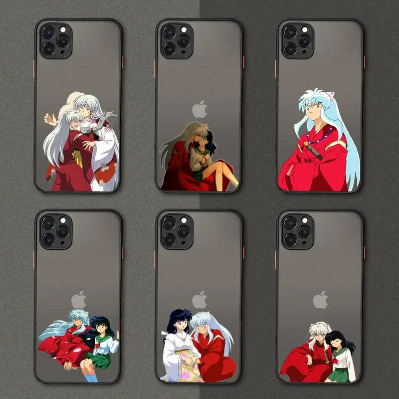 

Inuyasha Japan anime Phone Case matte transparent For iphone 7 8 11 12 plus mini x xs xr pro max cover