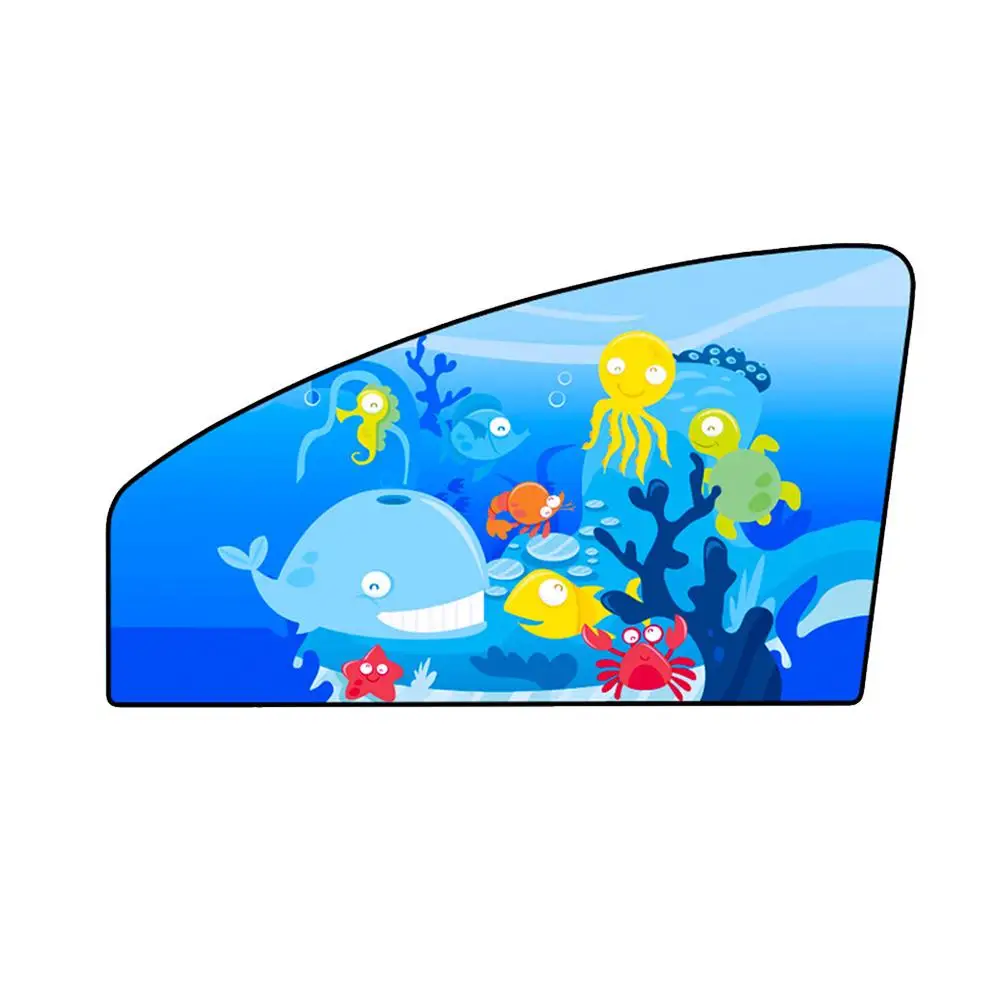 

Car Side Window Sunshade Cartoon Patterned Auto Sun Shades Auto Windshield Sunshades Universal Fit For Driver UV Protection