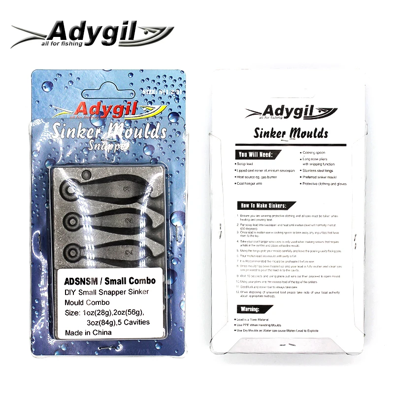 Набор рыболовных грузил Adygil 28 г 56 84 5 полостей