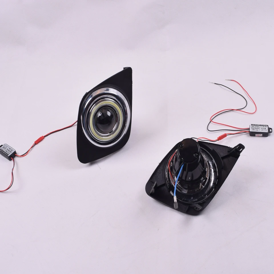 LED DRL Car Lights Daytime Angel Eyes Light For Toyota RAV4 RAV-4 2009 - 2011 Halogen / Xenon Fog With Projector Lens | Автомобили и