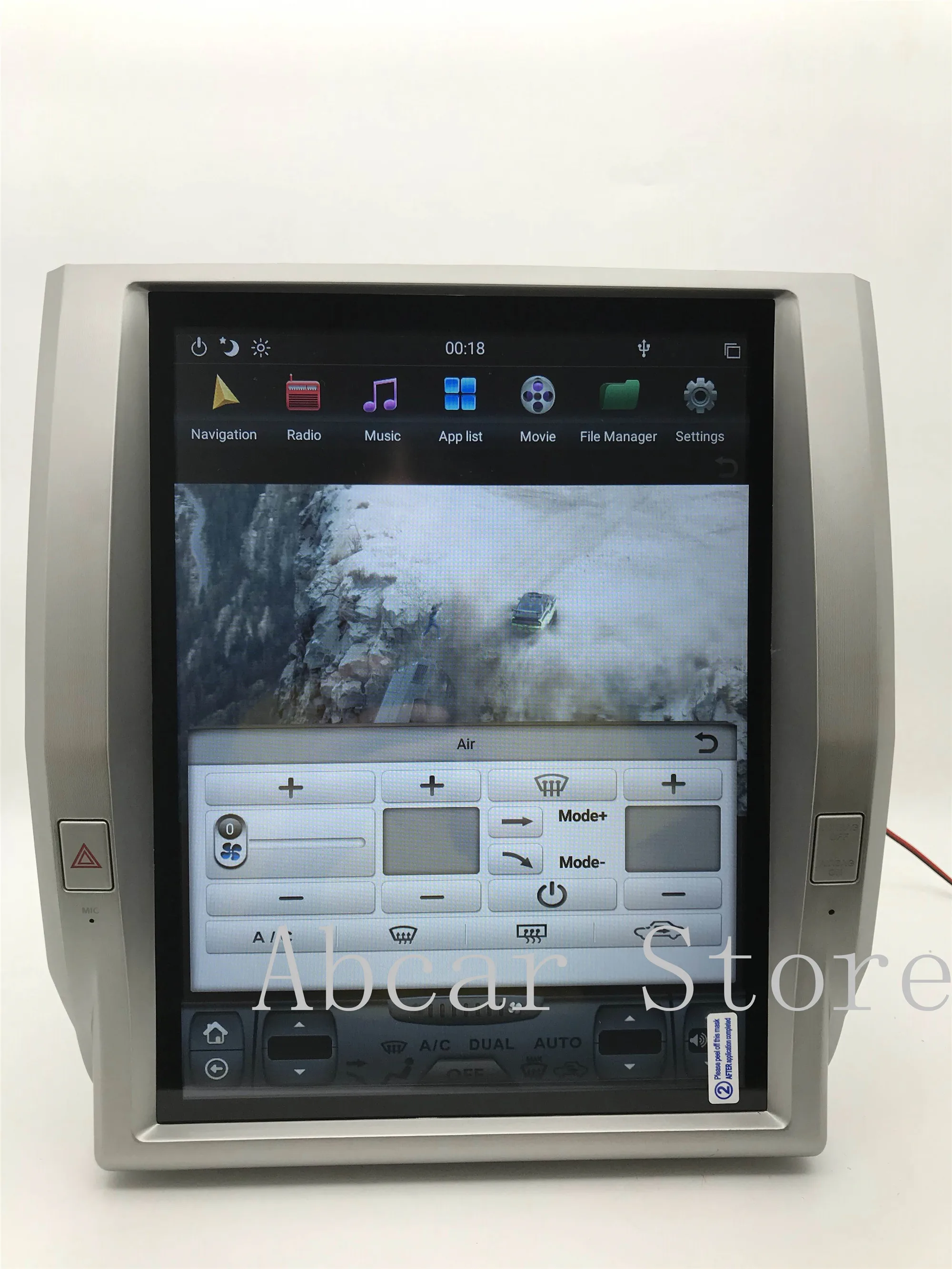 12,1 ''Tesla стиль Android 8,1 автомобильный dvd-плеер gps навигация для Toyota tundra 2011- PX6 стерео Мультимедиа радио рекордер