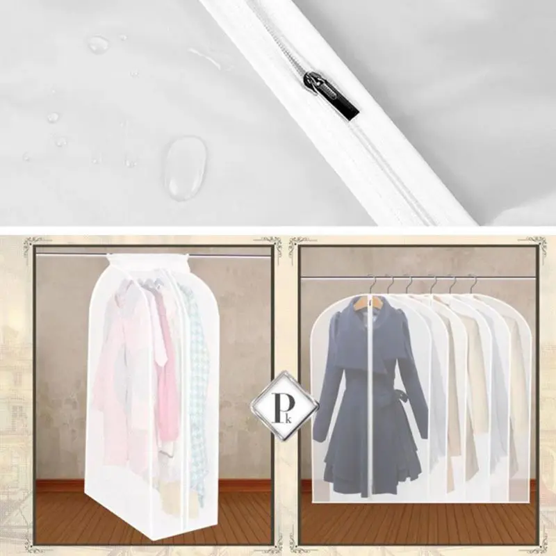

Storage Bag Case for Clothes Organizador Garment Suit Coat Dust Cover Protector Wardrobe Storage Bag for Clothes Organizador