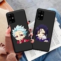 anime seven deadly sins cartoon black tpu phone case cover for samsung s21 s20 s7 s8 s9 s10 plus note 9 10 20 ultra coque fundas