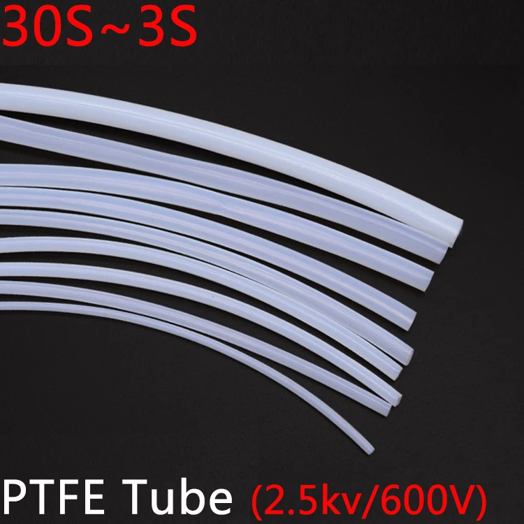 

30S~3S PTFE Tube F46 Insulated Capillary Heat Protector Transmit Hose Rigid Temperature Corrosion Resistance 600V