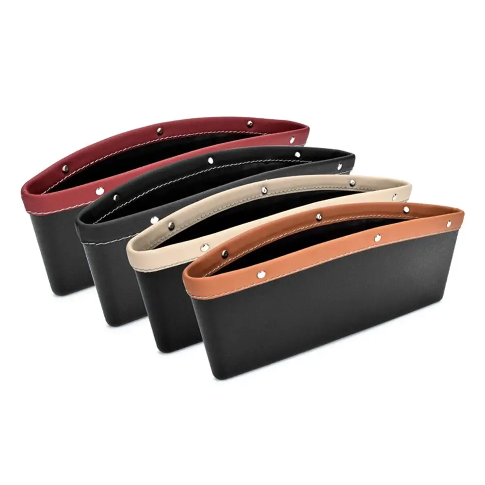 

Universal Car Seat Gap Storage Box Pocket Seat Side Slit Organizer for Wallet Phone Coin Key Auto Interior Stowing Tidying Case