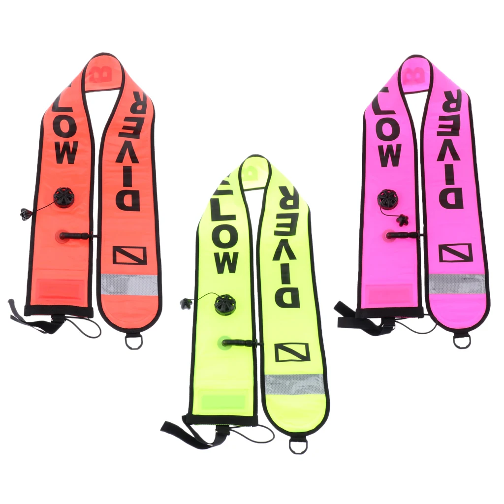 Ныряльщик маркер сигнала надувная трубка с пластиковым зажимом для дайвинга