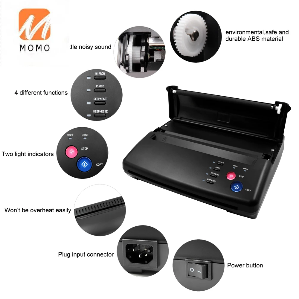 

Tattoo Transfer Machine Stencils Device Copier Printer Drawing Thermal Tools For Tattoo Photos Transfer Paper Copy Printing