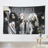metal music flag banner pop rock singer posters stickers band logo high quality wall chart wall art vintage home decoration