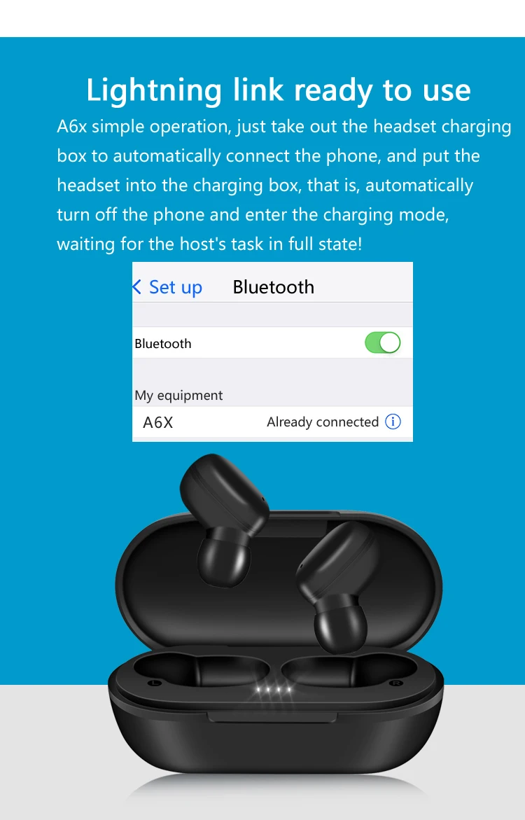 PK GT1 Smart touch contol wrieless наушники Bluetooth 5,0 8D стерео гарнитура микрофон спортивные наушники коробка водонепроницаемый с внешним аккумулятором